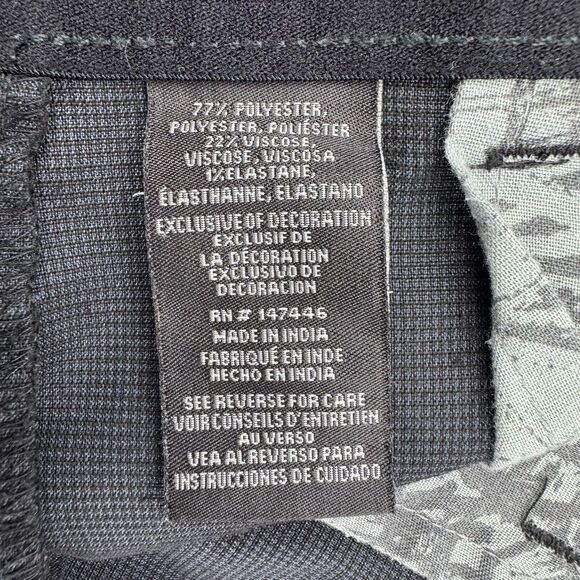 Hang Ten Hybrid Shorts Mens Size 34 Gray Chino Style Casual Lightweight Comfort - Picture 6 of 11